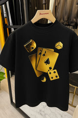 GOLDEN  DILES DROP SHOULDER TEE SHIRT